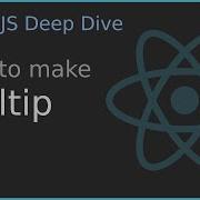 Ep38 Tooltip Component In React