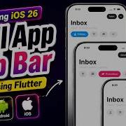 Flutter Animated Mail Tab Bar UI IOS Mail App Segmented Control Flutter Tabs Animation