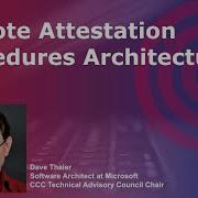 Remote Attestation Procedures Architecture