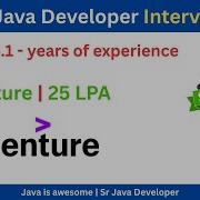Accenture Sr Java Developer Interview With 5 Years Of Exp