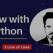How To Create Iron Man Face Using Python 4linecode Python Sketch Pythontutorial Ironman Marvel