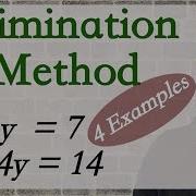 Solving Systems Of Equations Elimination Method