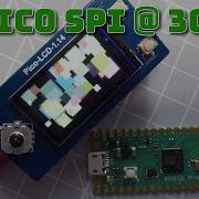 Pi Pico SPI LCD Using A Frame Buffer To Get 30fps Animation ILI9341 And ST7789 MicroPython Drivers