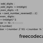Lmplementing The Luhn Algorithm Python Beta Certification Step 28