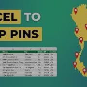 Create A Custom Google Map With Pins From Excel Address List Drop Multiple Pins On Google Maps
