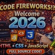 Happy New Year 2026 Fireworks With HTML CSS JavaScript NewYear2026 Coding Trending Fireworks