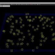 Near 200 Cubes Collision Detection Three Js