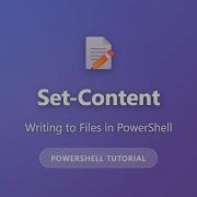 Set Content In PowerShell Write And Overwrite Files PowerShell File System Tutorial