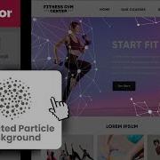 Elementor анимированный интерактивный эффект частиц БЕЗ ПЛАГИНА