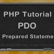 PHP PDO Prepared Statements Tutorial