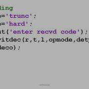 Matlab Simulation Program To Implement TRELLIS CODE M File