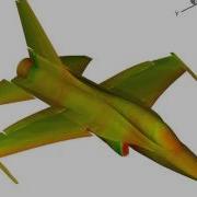 FSIPRO3D Transonic Flutter Complete Aircraft Wing Body Control Surface Motions