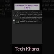 Create Function With Default Argument In Python Programming Pythontutorial Python Pythoncode