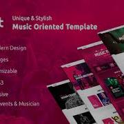 Playbit Bootstrap Music Template Themeforest Website Templates And Themes