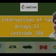Intersection Of Two Arrays II Leetcode 350 Live Coding Session