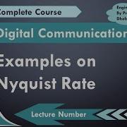 Examples Of Nyquist Rate And Sampling Theory In Digital Communication By Engineering Funda