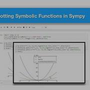 Plotting Symbolic Functions In Sympy
