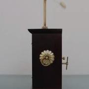 PHOTOSHOOT JEROME CO HOROLOVAR Unusual Mantel TOP Condition Clock Flying Pendulum Vintage