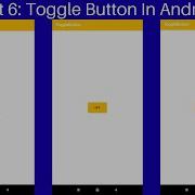 Part 6 How To Add Toggle Button In Android Android UI Widget Android Studio Tutorial