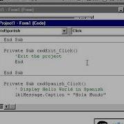 Learn Visual Basic 6 Part5 Writing Code