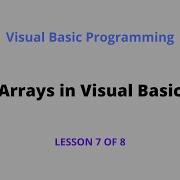 Arrays In Visual Basic