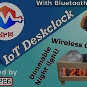 DIY ESP8266 IoT Deskclock With Bluetooth Speaker Wireless Charger And Dimmable Night Light