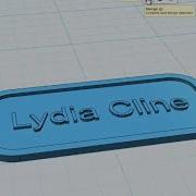 123D Design Model A Business Card For 3D Printing