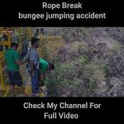 Rope Break Bungee Jumping Accident Shorts Youtubeshorts Youtubetrending