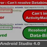 Fixed Error Cannot Find Symbol Class In Data Binding Resolved Binding Class Not Generated Android