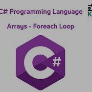 Arrays And Foreach Loop In C As Console Application