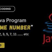 Java Program To Check Number Is Prime Or Not Learn Coding