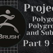 ZBrush Full Training Course Project 4 Lesson 9 19 Using Polygroups