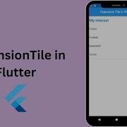 Futter Expansiontile Widget Expansiontile Flutter