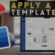 How To Add A Template To An Existing Document In MS Word Microsoft Word Tutorial 2025