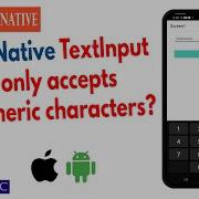 React Native TextInput That Only Accepts Numeric Characters