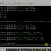 Stack Implementation Using Array In Java