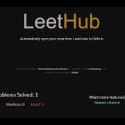 This Extension Automatically Syncs Your Leetcode To Github LeetHub