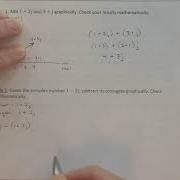 Adding And Subtracting Complex Numbers Graphically