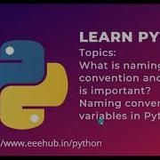 What Are The Variable Naming Convention Python For Beginners EEEHUB