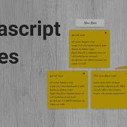 Create Notes App In Plain Javascript