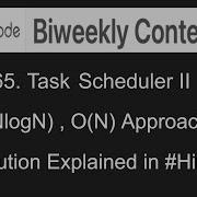 Leetcode Task Scheduler 2 Biweekly Contest 84 How To Solve FAANG Interview Coding Challenge Hindi