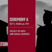 SFU Fall 2021 Convocation Ceremony A