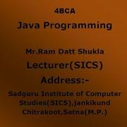 4BCA Java Programming Passing Parameter To Applet