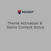 Buildguy WordPress Theme Theme Activation And One Click Demo