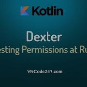 Android Kotlin Tutorial Dexter Runtime Request Permission