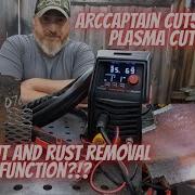 Arccaptain CUT55 Prolux Pilot Arc Plasma Cutter With Mesh And Rust Removal GAME CHANGER