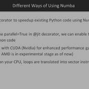 High Performance Computing With Python 3 X Introduction To Numba Packtpub Com