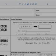 Function Notation And Evaluating Expressions