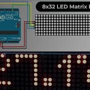 MAX7219 Dot Matrix 4 In 1 Display With Arduino Scrolling Text Displaying Sensor Data