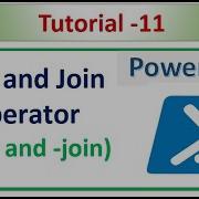 PowerShell Tutorial 11 Split And Join Operators In PowerShell